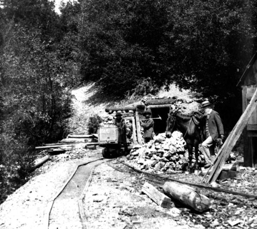 Crystal Cave Springfield Missouri - Old photo - Community Picnic